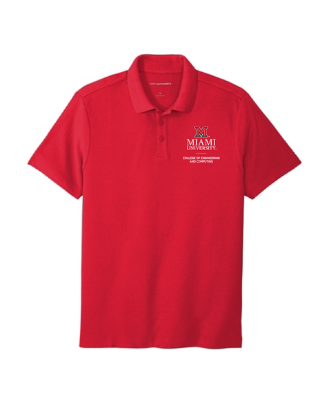 Picture of Miami University College of Engineering and Computing Unisex Embroidered Collared Shirt
