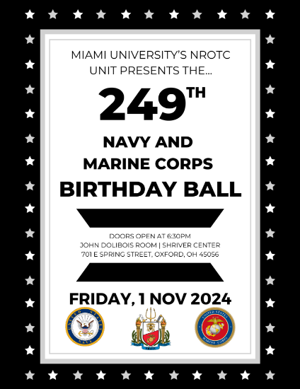 Picture of 249th Navy and Marine Corps Birthday Ball for Miami University NROTC