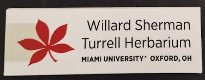 Picture of Sticker: Willard Sherman Turrell Herbarium