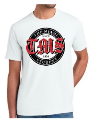 Picture of TMS Fundraiser -  Round Logo White Colored Shirt