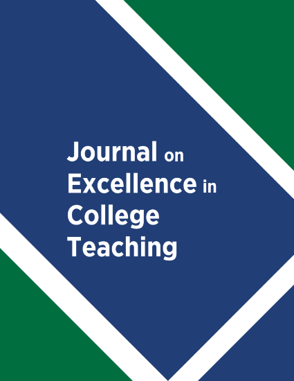 Picture of Journal on Excellence in College Teaching, Volume 37, Number 3